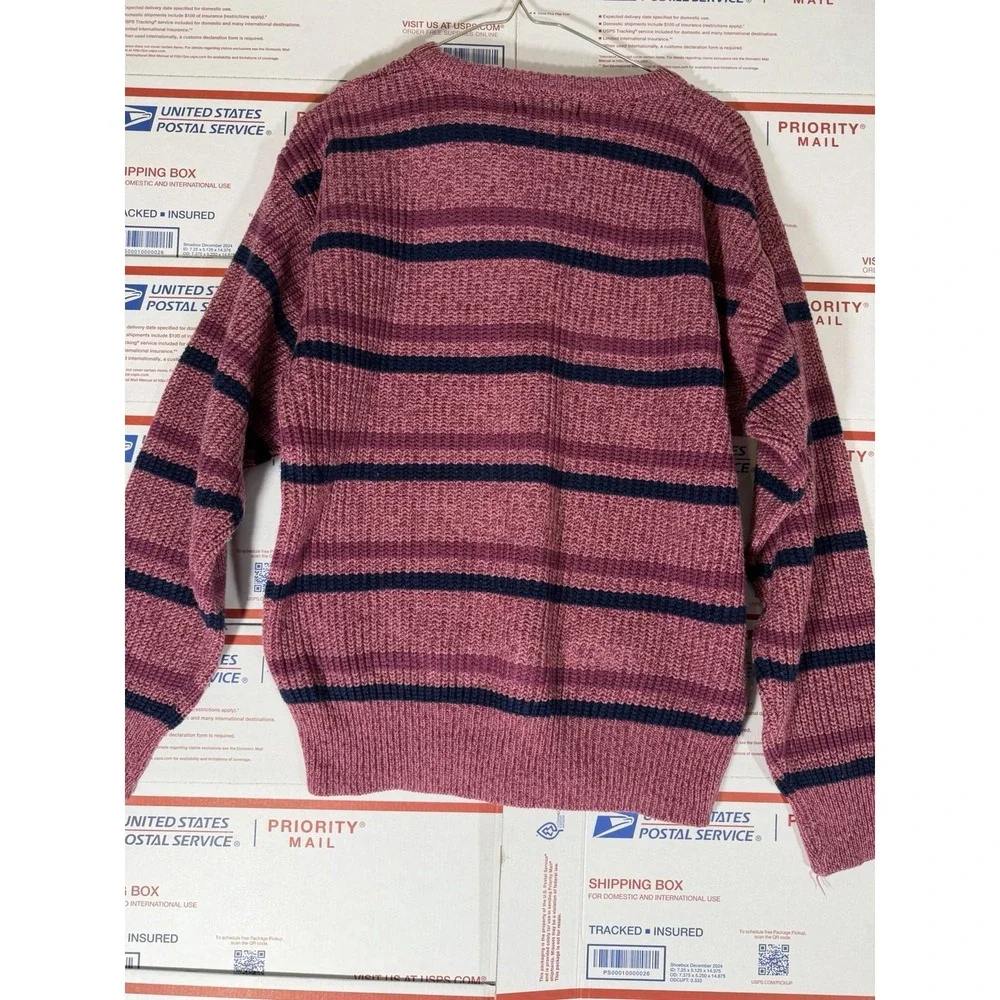 Vtg Sweater Heavy Knit L Heavy Knit Long Sleeve By Sweaters Made In Hong Kong
